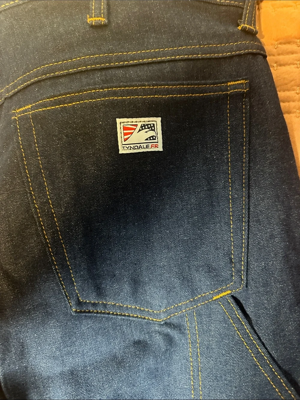 Men's Straight Jeans in Deep Blue Denim